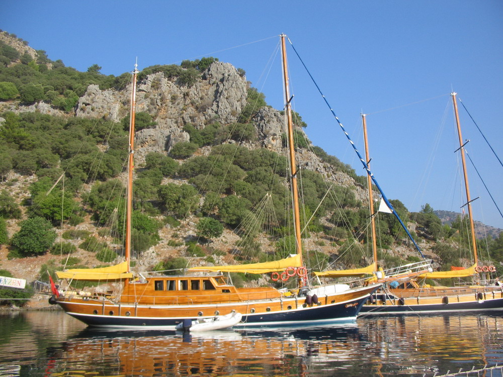 26. Skopea limani, terre de navigation entre les îles, et ses gülets
