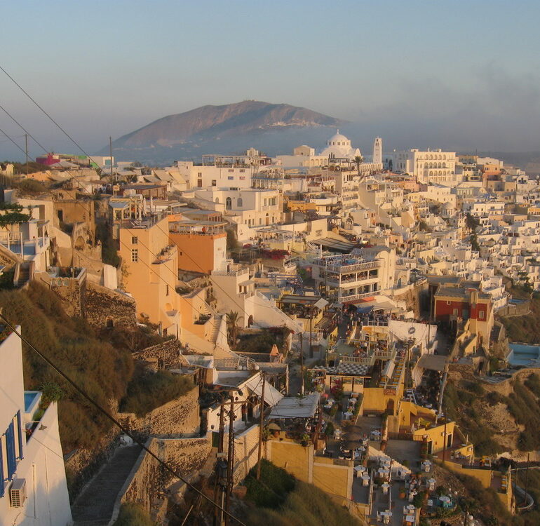 6. Santorin dans les Cyclades